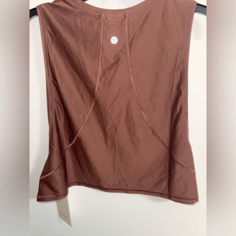 NWT Lululemon Athletica Muscle Love Crop Tank Tough - Picture 4 of 5